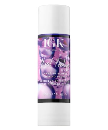 IGK Mixed Feelings Leave-In Blonde Toning Drops, $29