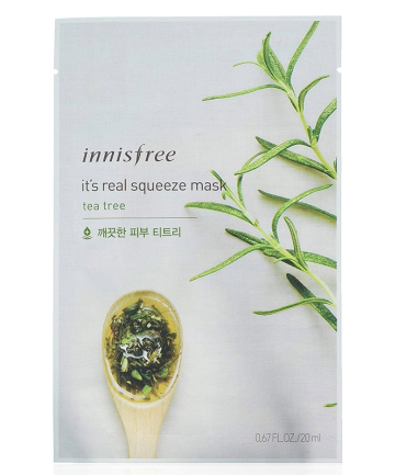 Innisfree It's Real Squeeze Mask Tea Tree, $7.50