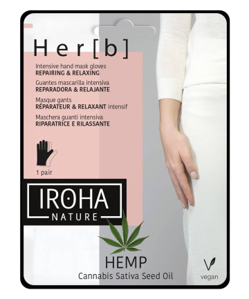 Iroha Nature Hand Mask Gloves Cannabis Repairing & Relaxing, $9