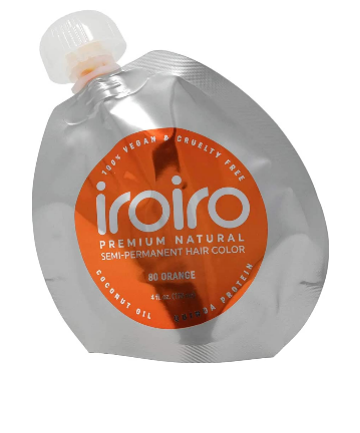 Iroiro Natural Vegan Cruelty-Free Semi-Permanent Hair Color in 80 Orange, $15.52