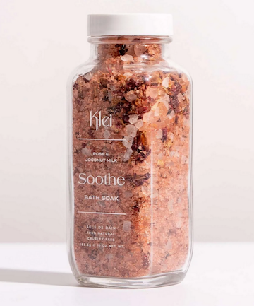 Klei Soothe Rose & Coconut Milk Herbal Bath Soak, $24