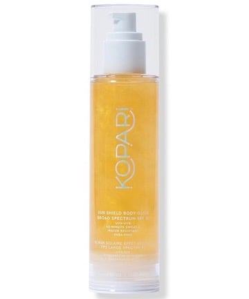 Kopari Sun Shield Body Glow Broad Spectrum SPF 50, $36