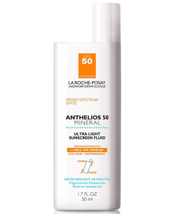 La Roche-Posay Anthelios Mineral Zinc Oxide Sunscreen SPF 50, $33.50