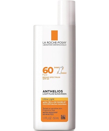 La Roche-Posay Anthelios Light Fluid Face Sunscreen SPF 60, $31.99