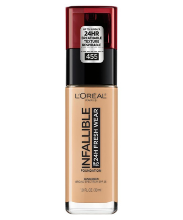 L'Oreal Paris Infallible 24 Hour Fresh Wear Foundation, $12.97