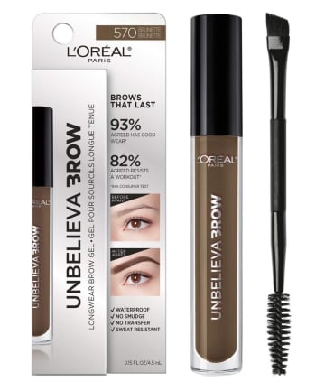 L'Oreal Paris Unbelievabrow Longwear Waterproof Brow Gel, $13.46