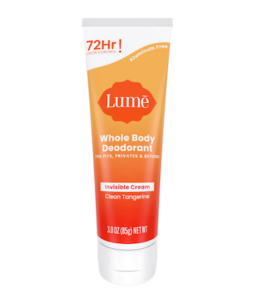 Lume Cream Deodorant Tube in Clean Tangerine, $14.99