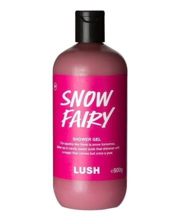 Lush Snow Fairy Shower Gel, $9.95