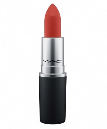 M.A.C. Powder Kiss Lipstick in Devoted to Chili, $19