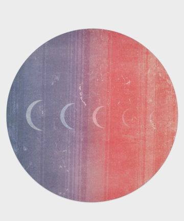 Manduka Equa Eko Round Mat Luna Sunrise, $120 