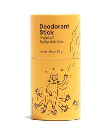 Meow Meow Tweet Deodorant Stick Baking Soda Free in Grapefruit, $14