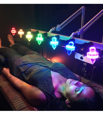 Modrn Sanctuary Sensory 7-Crystal Light Bed, $45 for 30 minutes