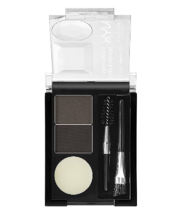 Brow Powder: NYX Eyebrow Cake Powder in Black/Grey, $7.99