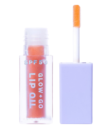 Naked Sundays SPF50 Glow + Go Lip Oil in Salted Caramel, $22