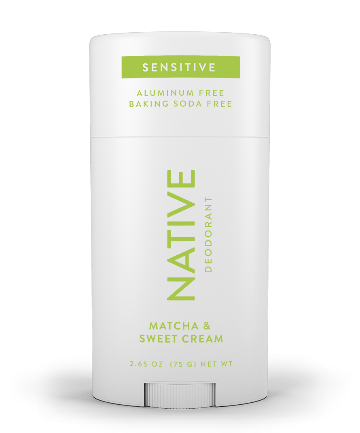 Native Deodorant in Matcha & Sweet Cream, $13