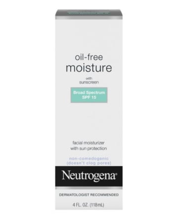 Neutrogena Oil-Free Moisture Broad Spectrum SPF 15, $9.28