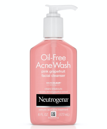 Neutrogena Pink Grapefruit Acne Face Wash with Vitamin C & Salicylic Acid, $9.79