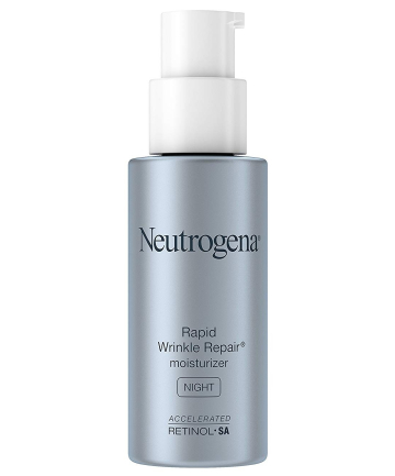 Neutrogena Rapid Wrinkle Repair Night Face Moisturizer with Retinol and Hyaluronic Acid, $23.99