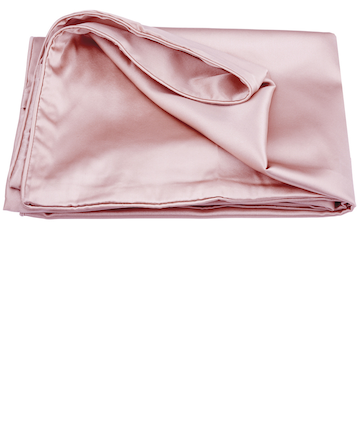 Night Trisilk Luxe Pillowcase in Blush, $90