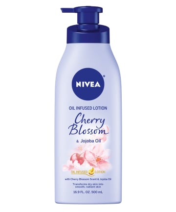 Nivea Cherry Blossom and Jojoba Oil Infused Lotion, $7.99