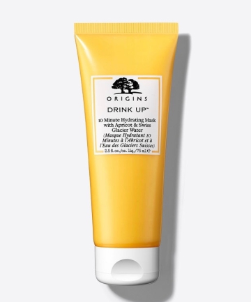 Origins Drink Up 10 Minute Hydrating Mask With Apricot & Swiss Glacier Water, $26