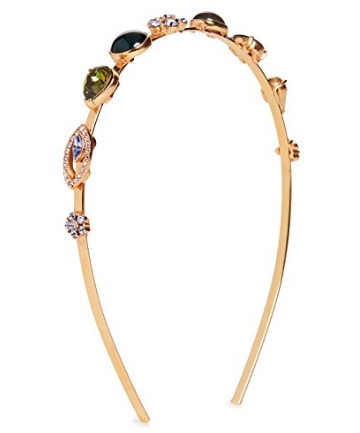 Oscar de la Renta Bold Crystal & Cabochon Headband, $390