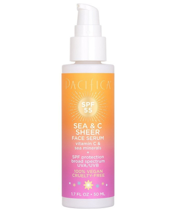 Pacifica Sea & C Sheer Face Serum SPF 55, $16