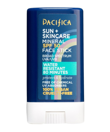 Pacifica Mineral SPF 50 Face Stick, $10