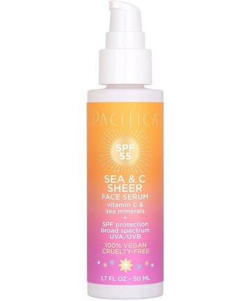 Pacifica Sea & C Sheer Face Serum SPF 55, $18