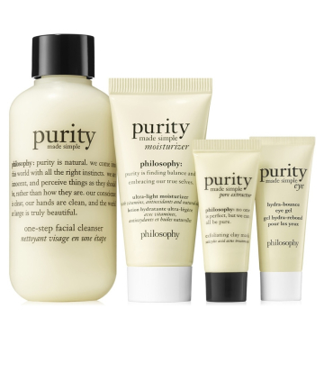 Philosophy Purity All Ways Cleanse Mask & Moisturize Mini Kit, $20