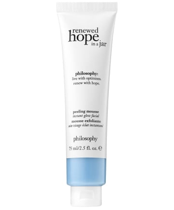 Philosophy Renewed Hope In a Jar Peeling Mousse Instant Glow Facial, $35