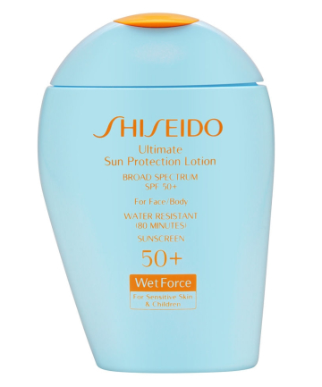 Shiseido Ultimate Sun Protection Lotion For Sensitive Skin SPF 50+, $42