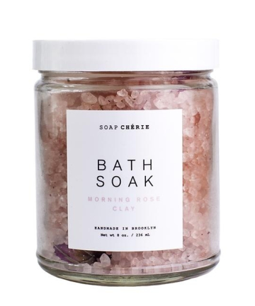 Soap Cherie Bath Soak Morning Rose Clay, $20