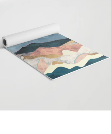 SpaceFrog Designs Golden Peaks Yoga Mat, $39