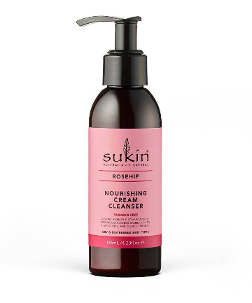 Sukin Rosehip Nourishing Cream Cleanser, $13