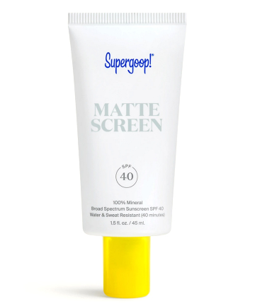 Supergoop Mattescreen SPF 40, $38