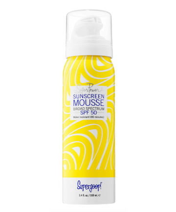 Supergoop Super Power Sunscreen Mousse, $19