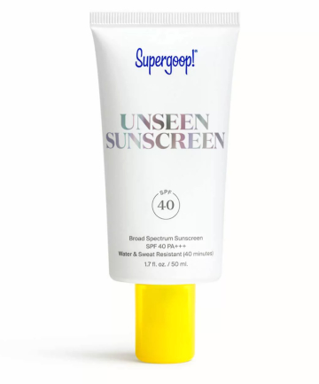 Supergoop Unseen Sunscreen SPF 40, $34