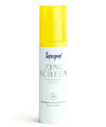 Supergoop Zincscreen 100% Mineral Lotion, $42