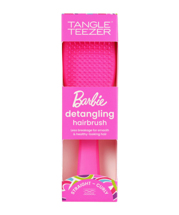 Tangle Teaser x Barbie The Ultimate Detangler Totally Pink Barbie Brush, $15.99