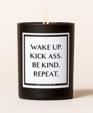 The 125 Collection Lavender & Sage Quote Candle, $35