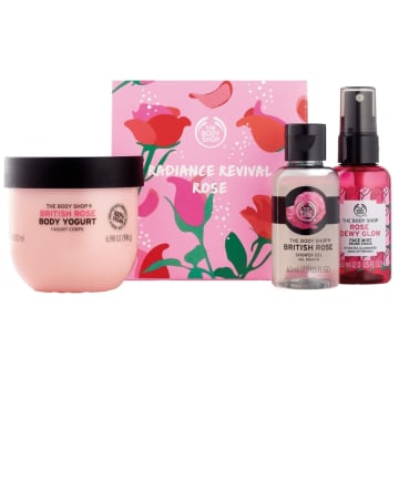 The Body Shop British Rose Pick Me Up Kit, $25