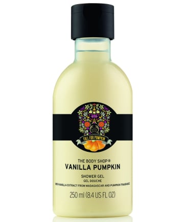 The Body Shop Vanilla Pumpkin Shower Gel, $5