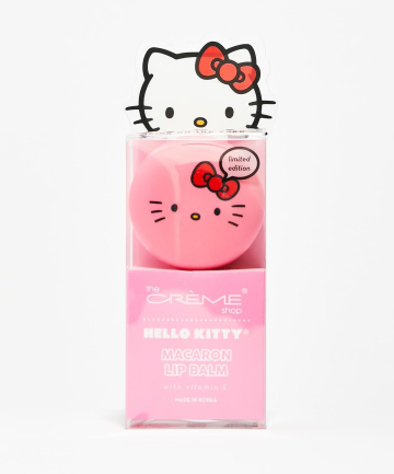 The Creme Shop Hello Kitty Macaron Lip Balm, $8