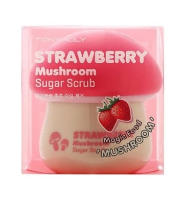 TonyMoly Magic Food Strawberry Mushroom Sugar Scrub, $16.50