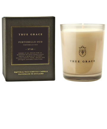 True Grace Manor Portobello Oud Classic Candle, $48