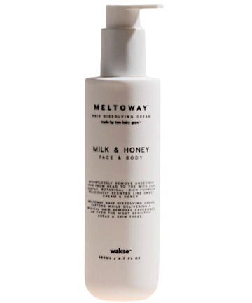 Wakse Meltaway Milk & Honey Hair Dissolving Cream, $20