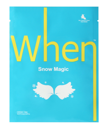 When Snow Magic Sheet Mask, $25.91 for 4