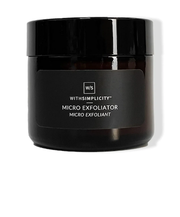 With Simplicity Micro Exfoliator + Mask, $24