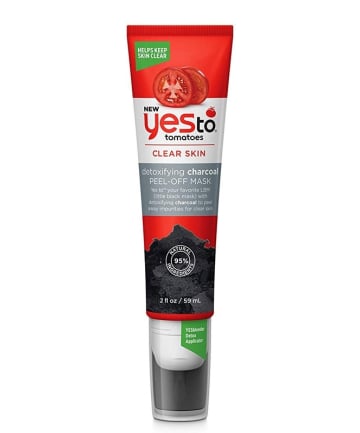 Yes To Tomatoes Detoxifying Charcoal Peel-Off Mask, $12.60